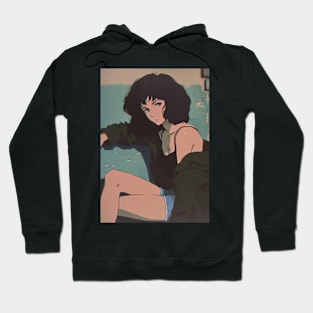 Retro Lofi Girl Hoodie